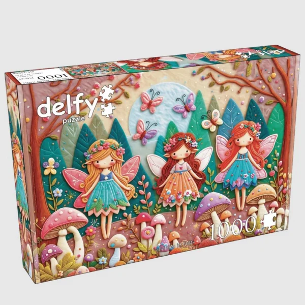 Delfy - Fables in Felt 1000 Piece Puzzle - Image 2