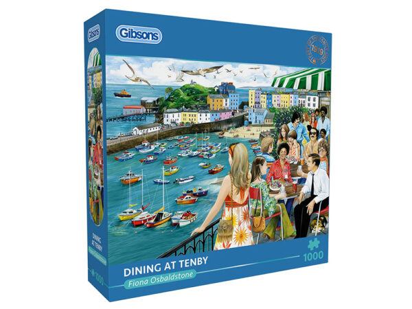 Gibsons - Dining at Tenby 1000 Piece Puzzle - Image 2