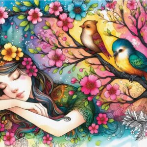 Delfy - Dreaming in Bloom 1000 Piece Puzzle