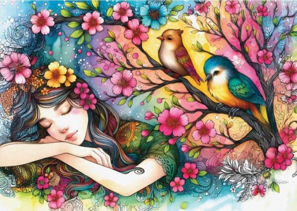 Delfy - Dreaming in Bloom 1000 Piece Puzzle