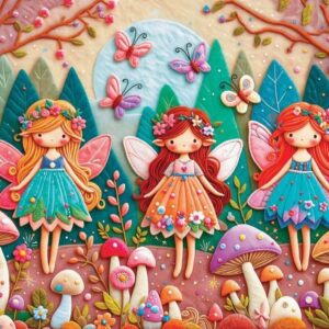 Delfy - Fables in Felt 1000 Piece Puzzle