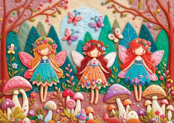 Delfy - Fables in Felt 1000 Piece Puzzle