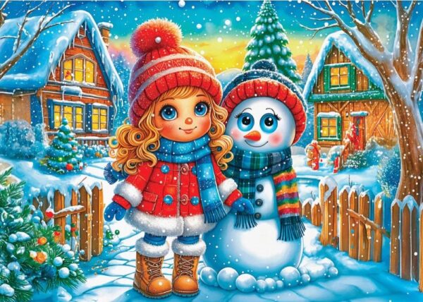 Delfy - Frosty Friends Forever 1000 Piece Puzzle