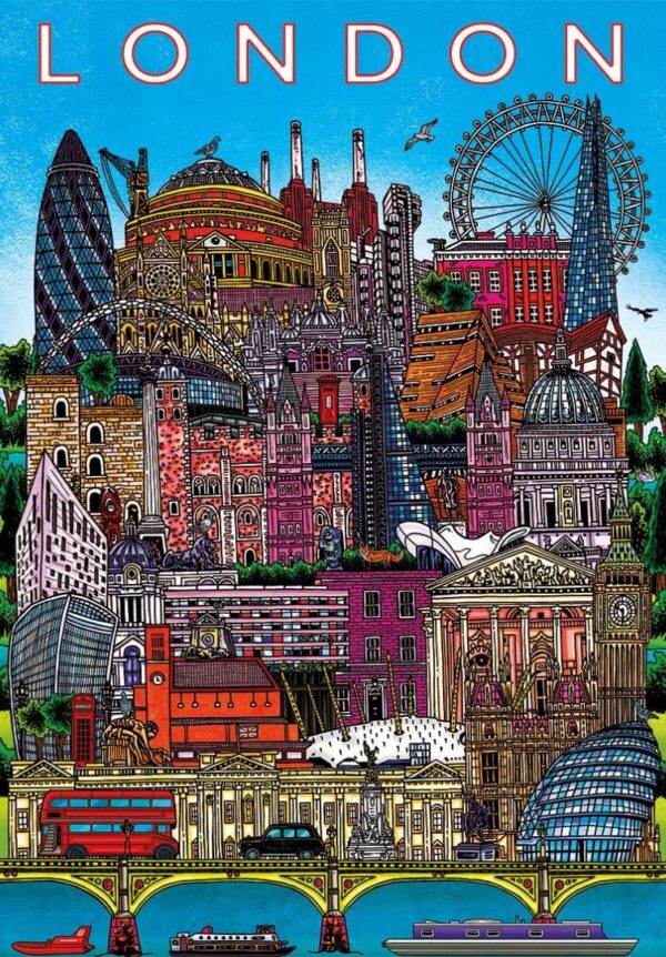 Gibsons - London Cityscape 500 Piece Puzzle