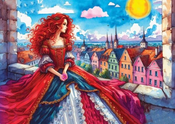 Delfy - Looking Beyond Roofs 1000 Piece Puzzle