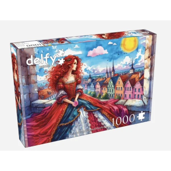 Delfy - Looking Beyond Roofs 1000 Piece Puzzle - Image 2