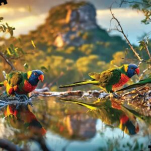 Puzzle Master - Lorikeet Friends (2) 1000 Piece Puzzle