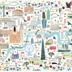 Gibsons - Map of London 1000 Piece Puzzle