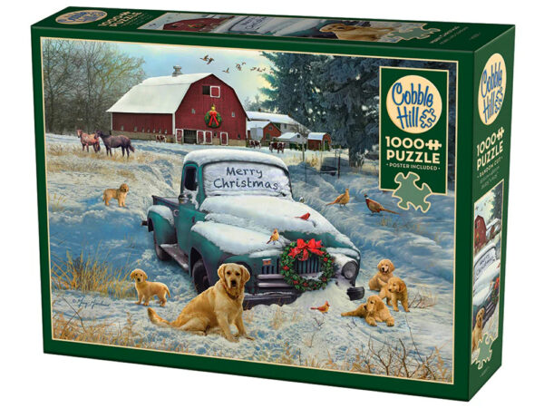Cobble Hill - Merry Christmas 1000 Piece Puzzle - Image 2