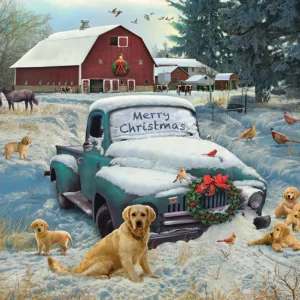 Cobble Hill - Merry Christmas 1000 Piece Puzzle