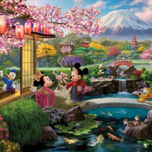 Harlington - Mickey and Minnie in Japan 1000 Piece Puzzle