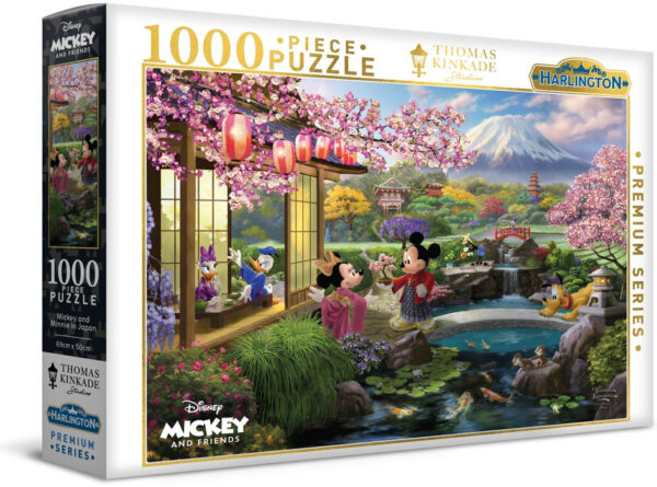Harlington - Mickey and Minnie in Japan 1000 Piece Puzzle - Image 2