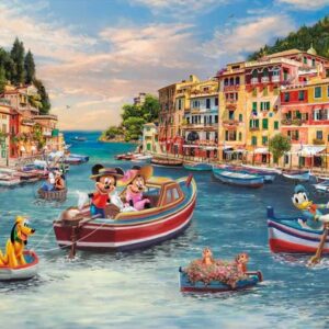 Harlington - Mickey and Minnie in Italy 1000 Piece Puzzle