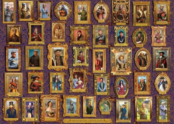 Gibsons - Monarchs of England 1000 Piece Puzzle