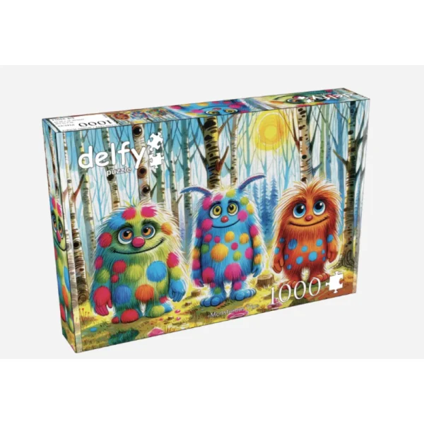 Delfy -Monsterous Trio 1000 Piece Puzzle - Image 2