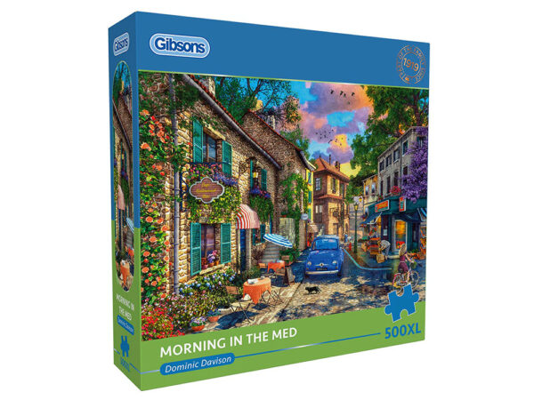 Gibsons - Morning in the Med 500 XL Piece Puzzle - Image 2