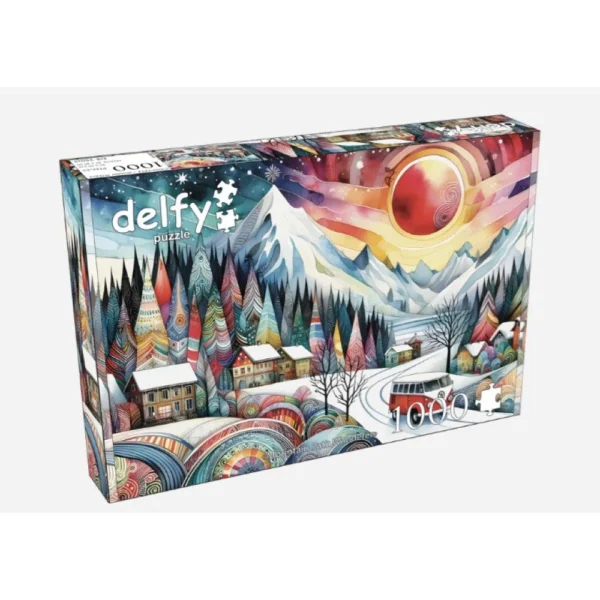 Delfy - Mountain Path Wanderer 1000 Piece Puzzle - Image 2