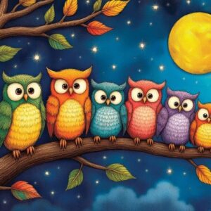 Delfy - Night Owls Club 1000 Piece Puzzle