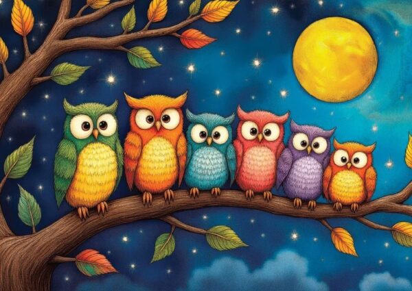 Delfy - Night Owls Club 1000 Piece Puzzle