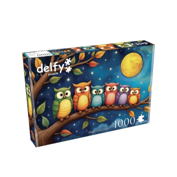 Delfy - Night Owls Club 1000 Piece Puzzle - Image 2