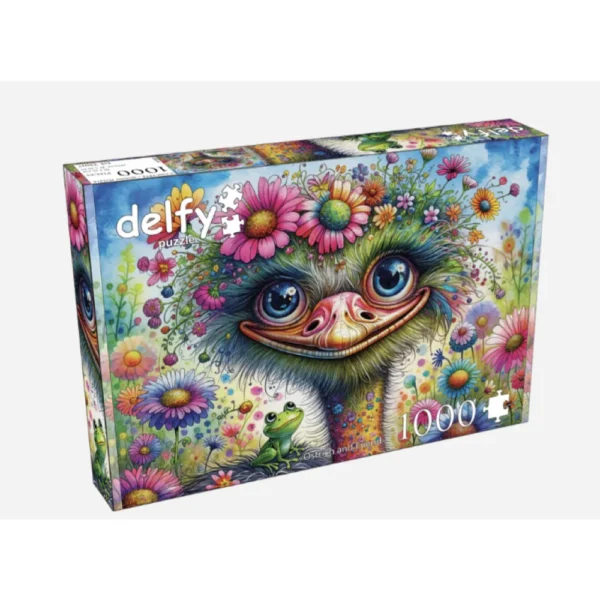 Delfy - Ostrich and Friends 1000 Piece Puzzle - Image 2