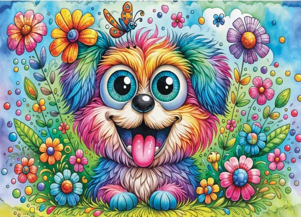 Delfy Paw-sitive Vibes 1000 Piece Puzzle