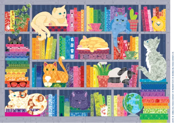 Cobble Hill - Rainbow Cats 500 Larger Piece Puzzle