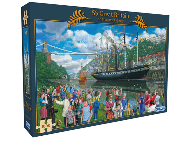 Gibsons - SS Great Britain - An Imagined Odyssey 1000 Piece Puzzle - Image 2