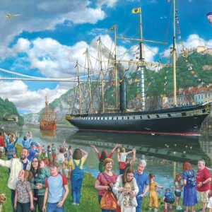 Gibsons - SS Great Britain - An Imagined Odyssey 1000 Piece Puzzle