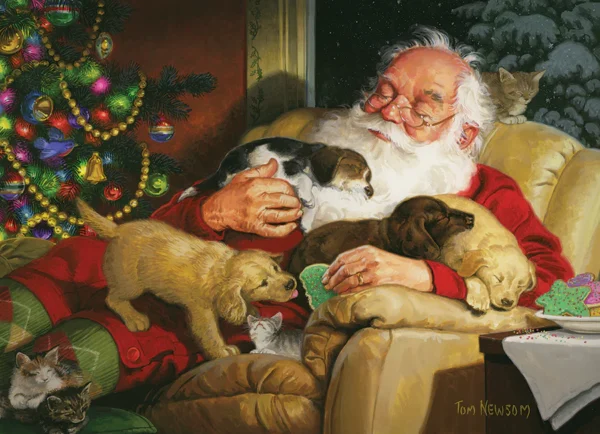 Cobble Hill - Santa's Quiet Time 1000 Piece Puzzle