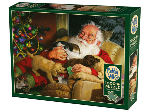 Cobble Hill - Santa's Quiet Time 1000 Piece Puzzle - Image 2