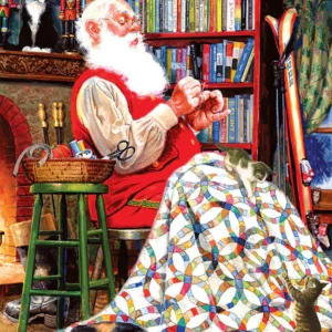 Cobble Hill - Santa's Quilt 1000 Piece Puzzle