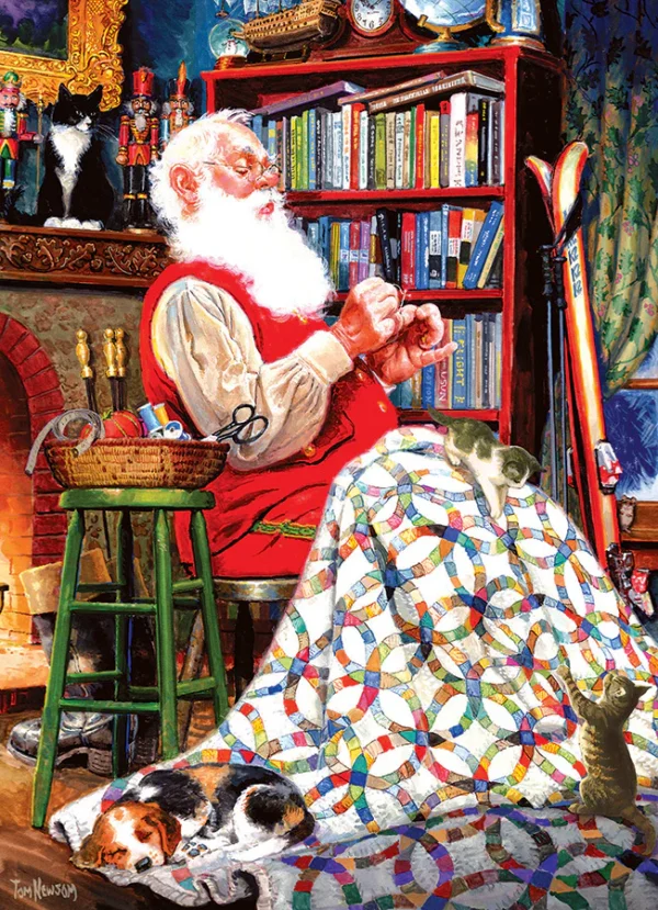 Cobble Hill - Santa's Quilt 1000 Piece Puzzle
