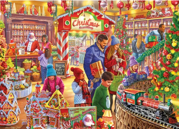 Gibsons - Santa's Sweetshop 1000 Piece Puzzle