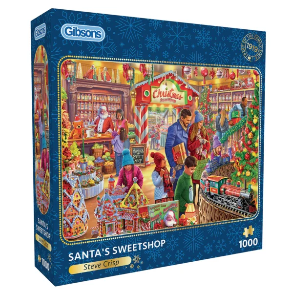 Gibsons - Santa's Sweetshop 1000 Piece Puzzle - Image 2