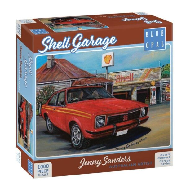 Blue Opal - Shell Garage 1000 Piece Puzzle - Image 2