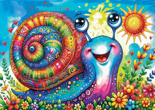 Delfy - Snail You Later 1000 Piece Puzzle