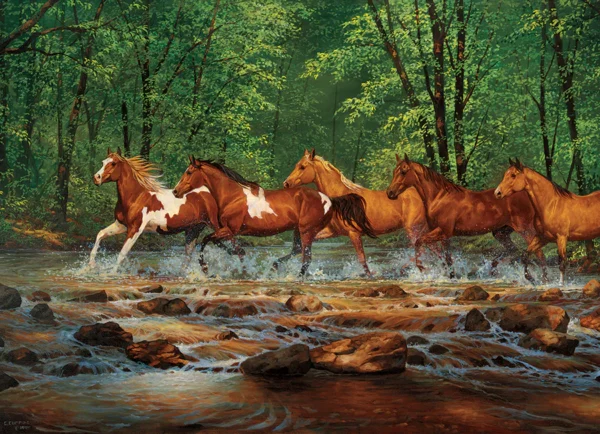 Cobble Hill - Spring Creek Run 1000 Piece Puzzle