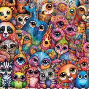 Delfy - Surreal Friendly Group 1000 Piece Puzzle