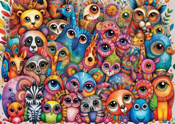 Delfy - Surreal Friendly Group 1000 Piece Puzzle