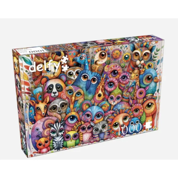Delfy - Surreal Friendly Group 1000 Piece Puzzle - Image 2