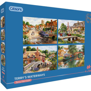 Gibsons - Terry's Waterways 4 X 500 Piece Puzzle
