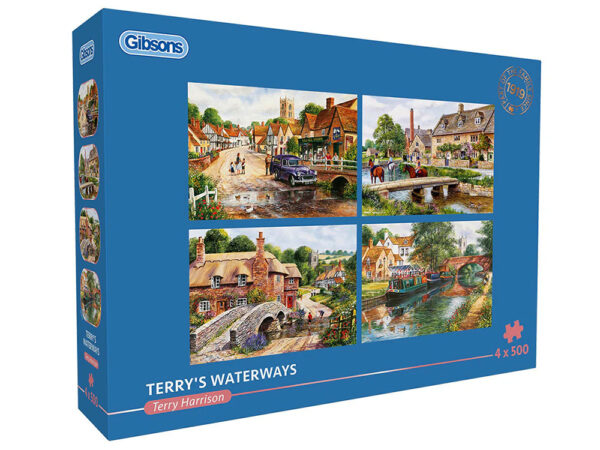 Gibsons - Terry's Waterways 4 X 500 Piece Puzzle