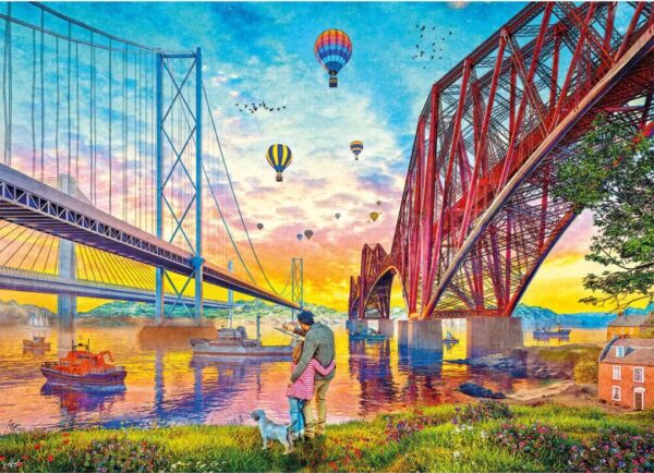 Gibsons - Three Bridges Crossing 1000 Piece Puzzle