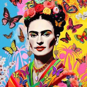 Holdson - Timeless Icons - Frida Butterflies 1000 Piece Puzzle