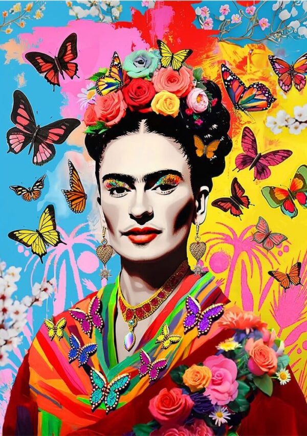 Holdson - Timeless Icons - Frida Butterflies 1000 Piece Puzzle