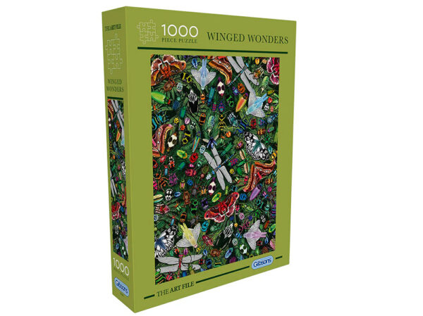 Gibsons - Art File - Winged Wonders 1000 Piece Puzzle - Image 2