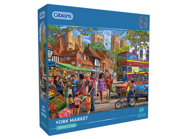 Gibsons - York Market 1000 Piece Puzzle - Image 2