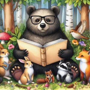 Delfy - Bear's Storytime Circle 1000 Piece Puzzle