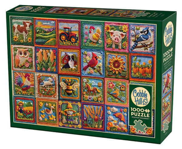 Cobble Hill - Country Life Crochet 1000 Piece Puzzle - Image 2